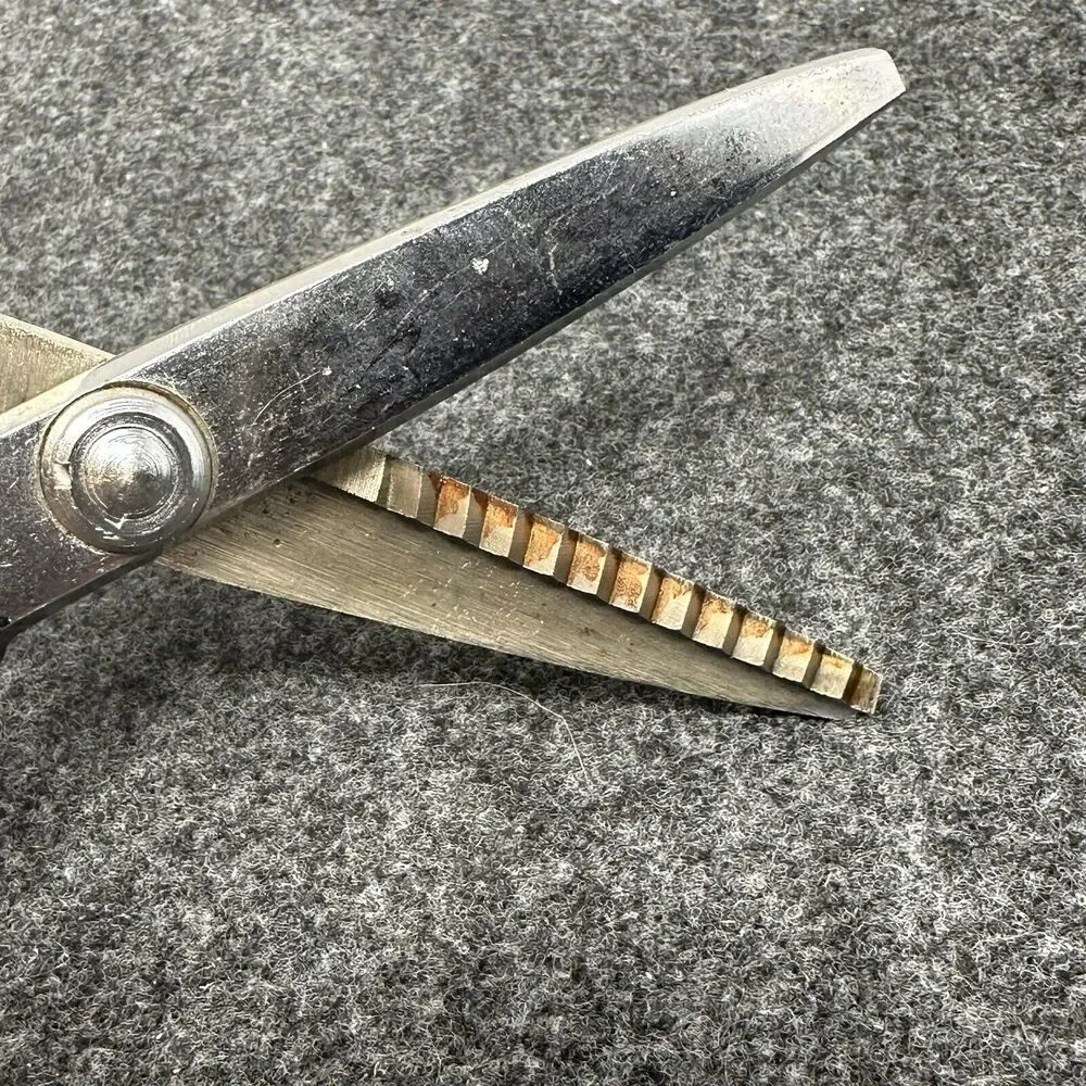 Vintage Griffon Cutler Pinking Shears 7 Inch Scissors Zig Zag HEAVY DUTY